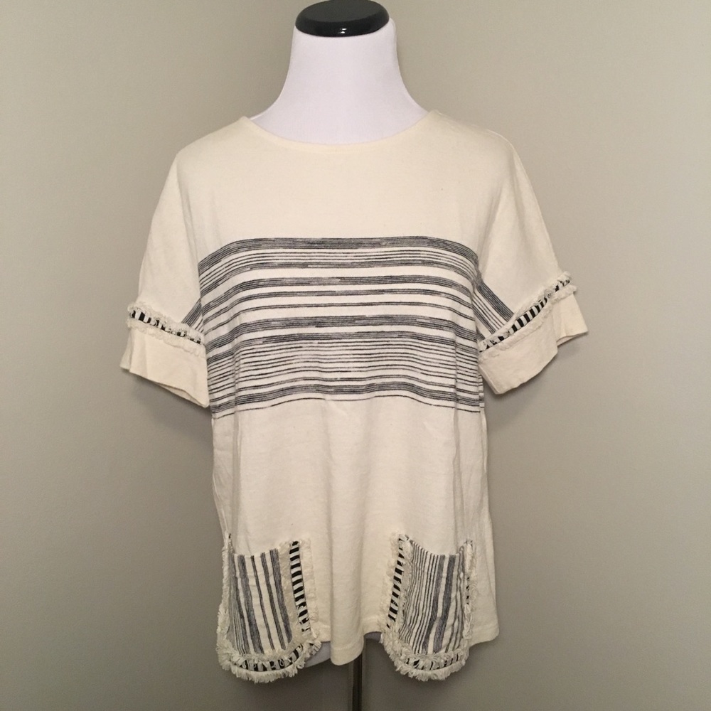 ANTHROPOLOGIE Pocketed Tee
